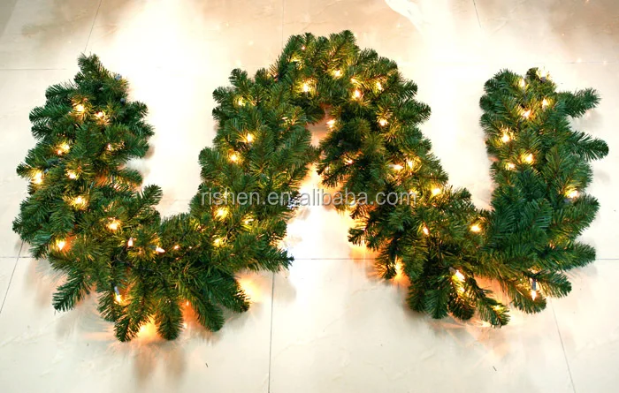 usb christmas garland light luxury led christmas garland&wreaths