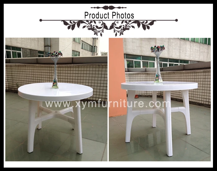 Hot selling price of plastic dining table
