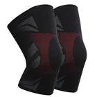 Good quality sports fitness elastic knee support protector yoga knee brace pad gym compression knee sleeve