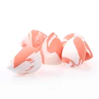 White&red Mixed Marble Puff cosmetic blender sponge