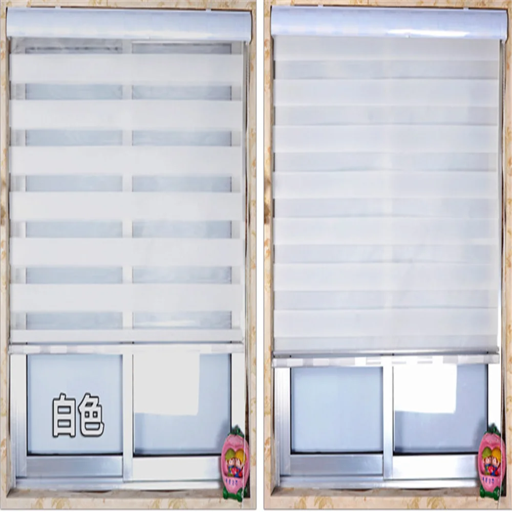 Acoustic Automatic Roller Zebra Blind Curtain Blinds Door Electric