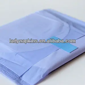 Disposable 100% natural soft cotton top sheet ladies maternity pads