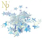 New product PET Pentagram star party confetti wedding christmas birthday decoration