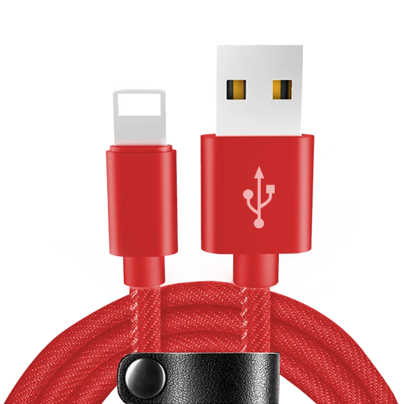 XYZLink Hot Sale 3M/10ft 2.0A Jean Cloth USB Cable for iPhone - ANKUX.COM