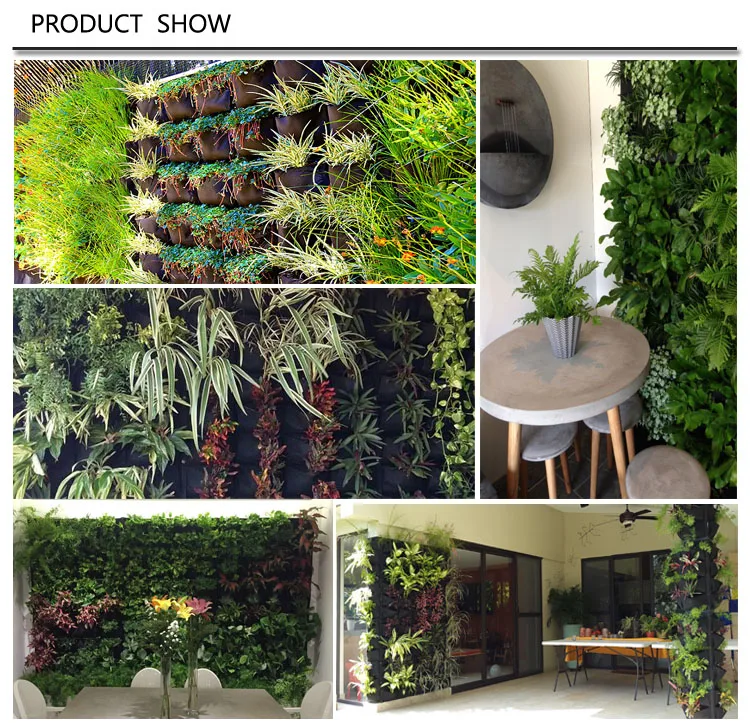 Bags vertical garden