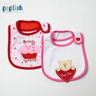 Pure Nature Cotton Fiber New Style baby feeding bibs