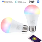 Smart LED Bulb WiFi Dimmable E27 Multicolor Light Bulb Compatible with Alexa Echo, Google Home/IFTTT(No Hub Required)