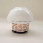 2019 new design art shape Glass shade Aroma Diffuser with rose gold paper