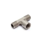 Customized size Nickel Plated FxMxM Tee brass air hose quick connect fitting