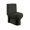 Water Saving Black Color Siphonic Wc Squat Toilet American Standard