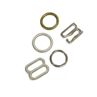 Nickel Free Hardware Underwear Zinc Alloy Metal Buckle Adjuster Ring For Underwear Bikini Swimwear Lingerie
