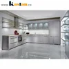 CHina acrylic laminate kitchen glass vitrine display industrial cabinet handles design
