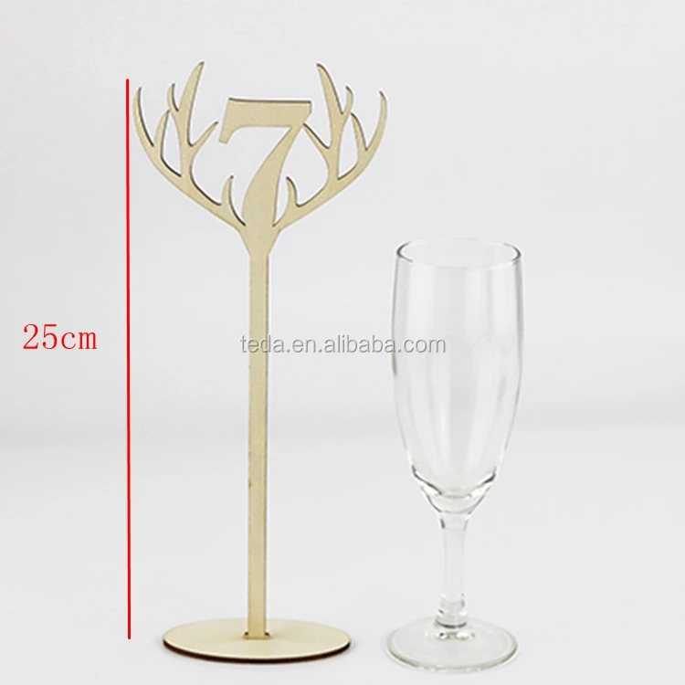 laser cut table numbers for restaurant wedding table numbers