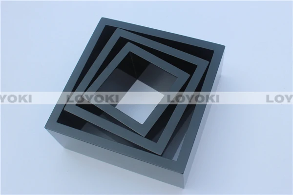 wooden cube shelf /bookcase contemporary shoe cabinet