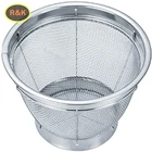 ss304 stainless steel wire mesh basket strainer