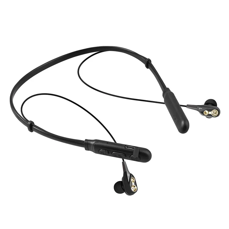 BULK buy dual speaker high quality wireless 4.0 Bluetooth headset neckband - ANKUX.COM