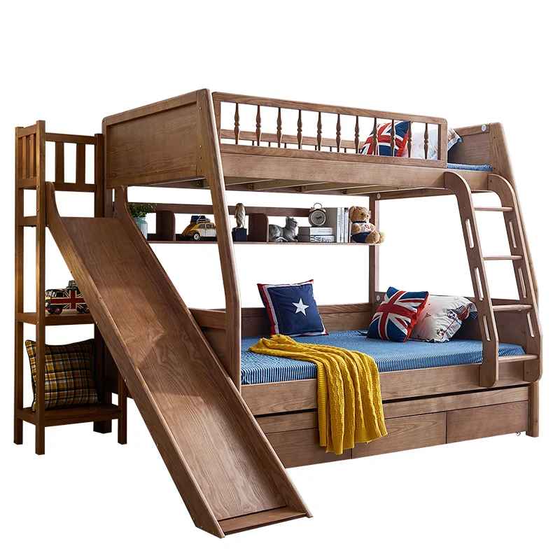 double decker bed with slide