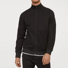 Custom Casual Style China Mens Black Turn-down Collar Hoodies