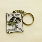 Wholesale cheap custom square shape men ring metal keychain