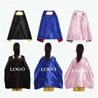 2018 new designed double layer wholesale super hero cape and mask superhero kids capes