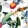 Natural friendly digital print service hawaii style printed floral chiffon fabric no moq