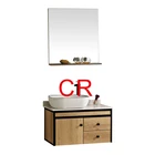 No Paint OEM BATHROOM Cabinet Waterproof WOOD Hanging Cabinet