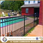 Building material Residential Aluminum steel iron swimming pool safety fence, Ornamental Wrought Iron Fence