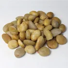 Yellow Pebble stone,river stone,decorative pebble