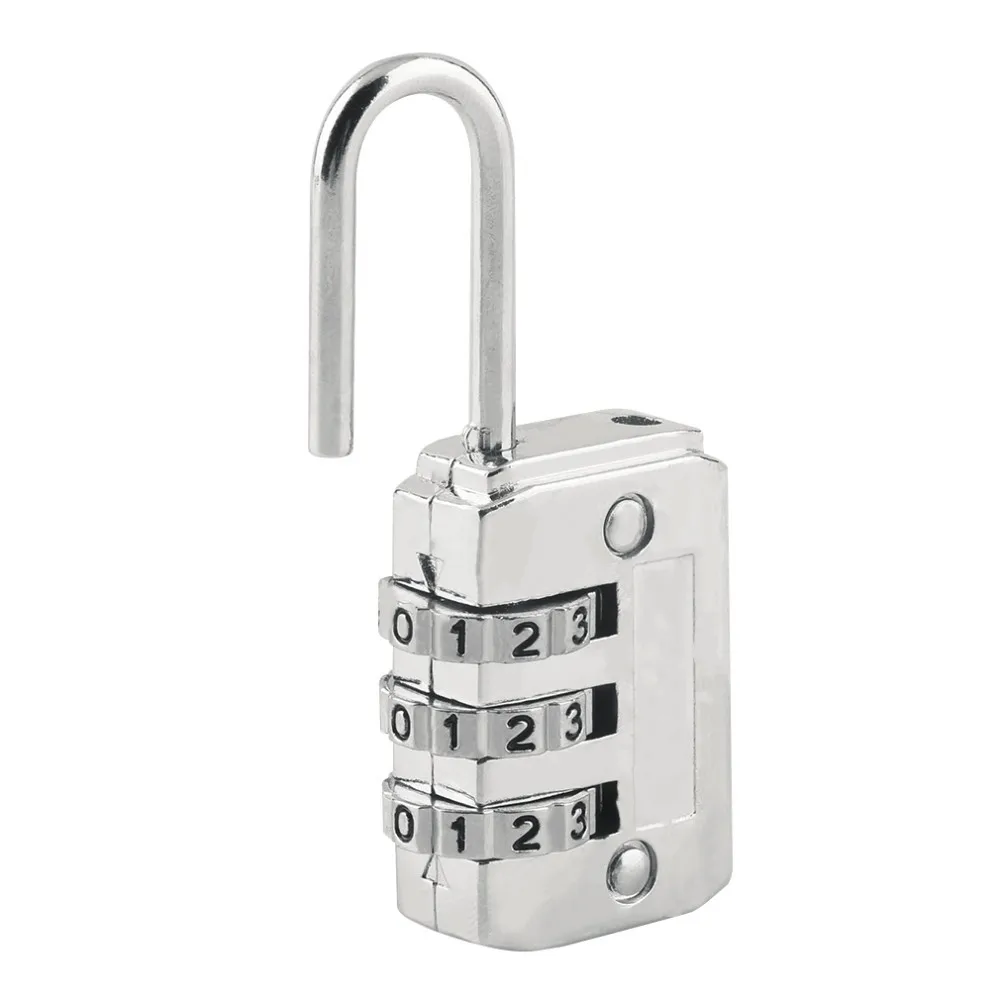 2016 NEW 3/4 Dial Combination Padlock Locker Door Toolbox Luggage Suitcase Lock