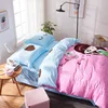 High grade 100% cotton home children kids floral sheet bed cover duvet quilt comforter set