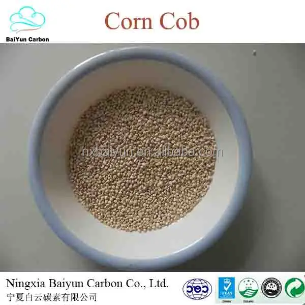 corn cob grits for abrasive and corn cob animal feed