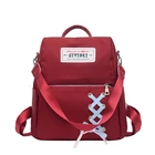 private label eco friendly custom logo classic teenager college bags string women backpack