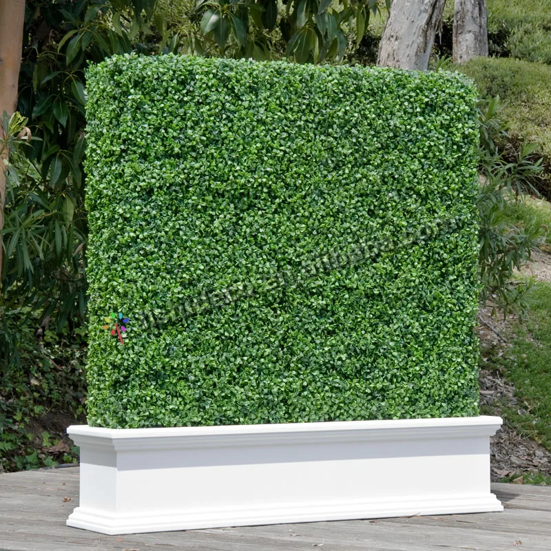 Boxwood Panel Artificial Green Hedge Fence - Buy Artificial Fence