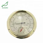 High Quality Unique Round Brass Outdoor Thermometer