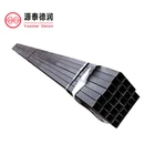 customized ERW black square rectangular steel hollow section pipe with standard size