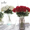 ISEVIAN High Quality Artificial Flowers Factory Wholesale Silk Flower Rose Tianjin