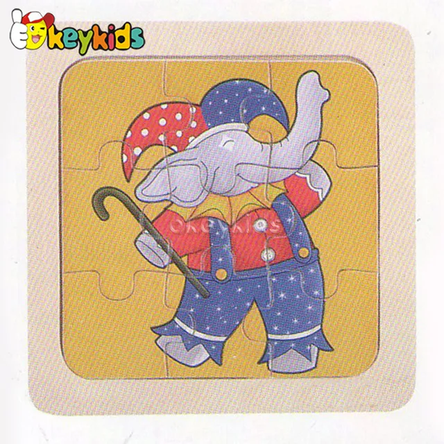 2016 wholesale baby wooden elephant puzzle toy, educational kids wooden elephant puzzle toy, wooden elephant puzzle toy W14C185