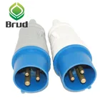 Industrial Plug and Socket 3P, 16A, 32A, Waterproof IP44 Economic Type