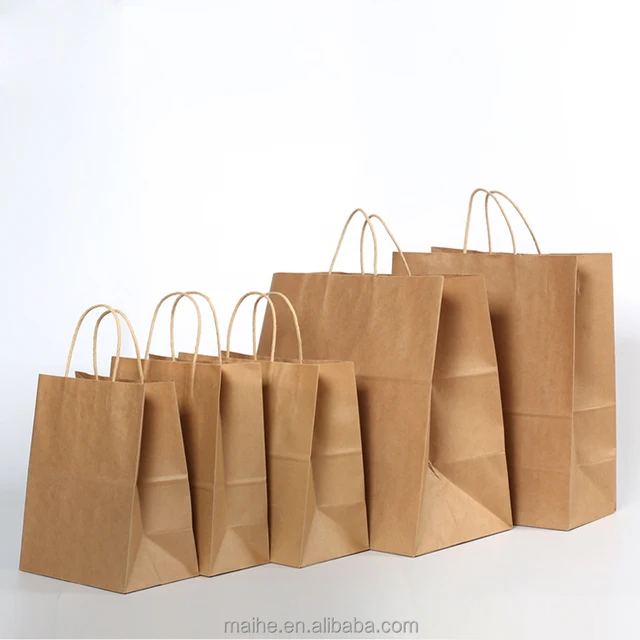 the take away brown paper lunch bags carrier take out