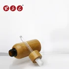 Glass Screw Glass Dropper Glass Bottle 30ml Bamboo Bottle Glass Dropper Essential Oil Bottle Screw Cap Spray Pump