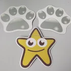 many cartoon shape PET Exquisite grit anti-slip mats for bathtubs