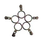 Simple Zipper Colorful Metal Zippers Metal Embossed Colorful Simple Durable Zipper Slider Custom
