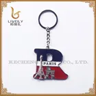 2018new arrival design charm cheap R letters shape metal keychain