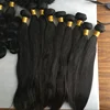 Double drawn hair unprocessed virgin peruvian hair bundle , 10A grade hair peruvian virgin hair , wholesale peruvian human hair