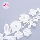 100% polyester dobby fabric crochet cheap chemical border lace trimming