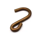 1" 25mm High quality good price zinc plated S Hook for hanging and 1"nickel plated Weighing hook with completed surface