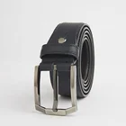 Color Box Packing blue leather belt men casual