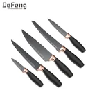 5 PCS Cookstyle Stainless Steel Non Stick Kitchen Knife Set For Kitchen With PP Handle
