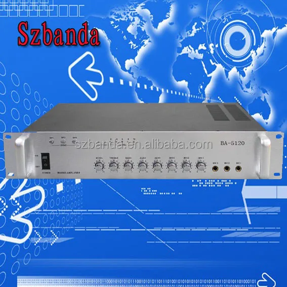 pa amplifier / public broadcasting amplifier / professional