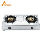 Home Kitchen Appliance Trends 2 Burner Stainless Steel Lpg Gas Cooking Stove